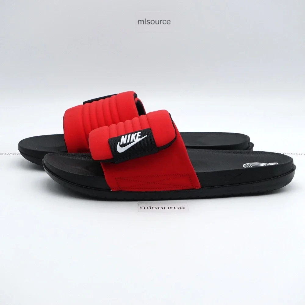 SLD NEW Size 13 Men's Nike Offcourt Adjust Slide Sandals DQ9624-600 Red